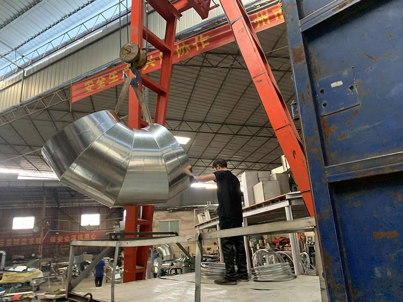 镀锌风管 90°弯头